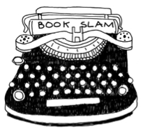 Book Slam Typewriter Logo